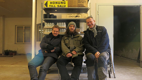 Linus och Zacke kockar från Tapasbaren och Niklas.